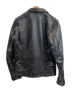 バンソン VANSON 襟付きシングル ライダース レザー ジャケット USA製 アメリカ製 黒  表記サイズ38 ジャケット ブラック 101MT-4559