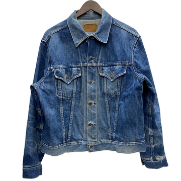 【曜日割引対象外】 リーバイス Levi's 70's 70505-0217 333工場 オレンジタブ デニム ジャケット ブルー 44サイズ 201MT-4863 VB