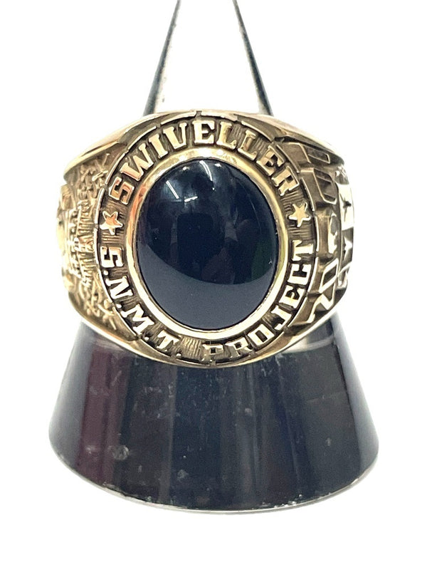 ジャスティンズ JOSTENS SWIVELLER S.N.M.T PROJECT 2001 K10 5th Anniversary RING メンズジュエリー アクセサリー 指輪 リング ゴールド 601goods-7