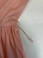 ラルフローレン RalphLauren ラッフルトリム コットンブレンド ドレス フリル ティアード ワンピース ピンク 4 101LT-147