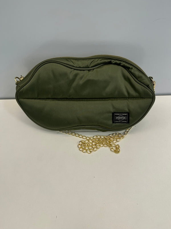 ポーター PORTER スライ SLY コラボ チェーンショルダーバッグ リップ型 0305AZ01-0060 バッグ レディースバッグ ショルダーバッグ・メッセンジャーバッグ カーキ 101bag-193