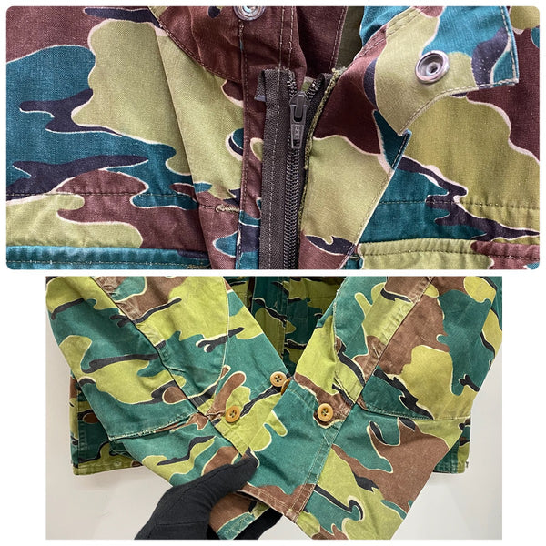 【曜日割引対象外】 ヴィンテージ vintage 50's ベルギー軍 デニソンスモック ジグソーカモ ジャケット グリーン 201MT-4793 VB