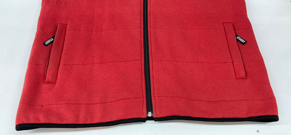 ステューシー STUSSY OLD 紺タグ ZIP JACKET ジップ ジャケット 赤 ジャケット 無地 レッド Lサイズ 104MT-1941