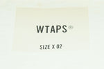 ダブルタップス WTAPS 23SS デザイン ショートスリーブ Tシャツ 231ATDT-CSM34 2 Tシャツ ホワイト 103MT-2972