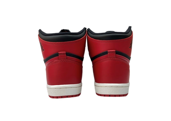 ナイキ NIKE 24年製 AIR JORDAN 1 HIGH 85 BRED エア ジョーダン ハイ ブレッド AJ1 シューズ 赤 黒 HV6674-067 メンズ靴 スニーカー レッド 28cm 104S-985
