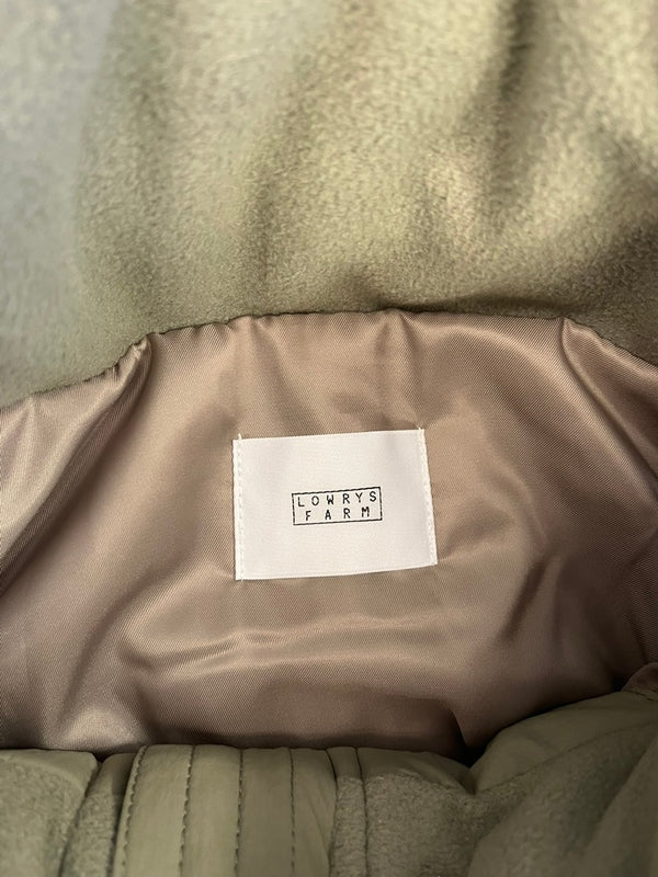 ローリーズファーム LOWRYS FARM モンスターショートコート 中綿ジャケット ナイロンジャケット LF724045 ジャケット カーキ フリーサイズ FREEサイズ 101LT-188