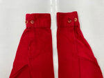 ヴィンテージ vintage 50s～ 50年代 PILGRIM ピルグリム コーデュロイ オープンカラー 開襟 赤 長袖シャツ 無地 レッド Mサイズ 104MT-1306