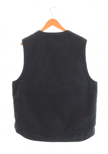 カーハート Carhartt メキシコ製 裏ボアベスト ダック地 キャンバスダックベスト   V26 BLK ベスト ブラック Mサイズ 103MT-2137