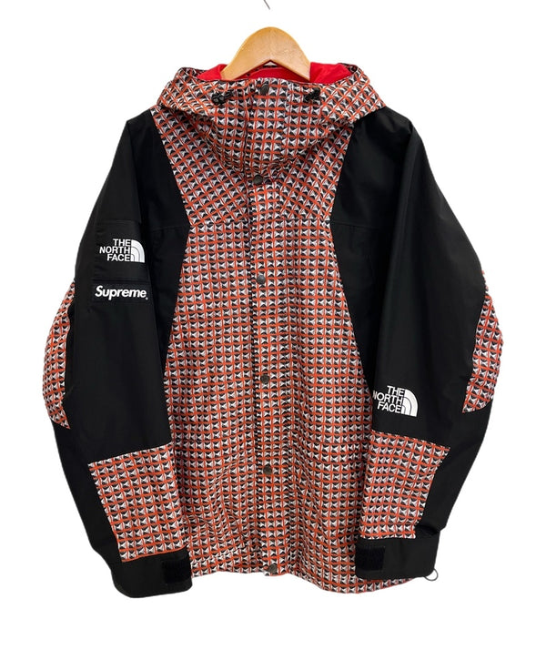 シュプリーム SUPREME ノースフェイス THE NORTH FACE Studded Mountain Light Jacket スタッズドマウンテンライトジャケット ナイロンジャケット コラボ レッド NP12103I ジャケット ブラック Lサイズ 101MT-4549