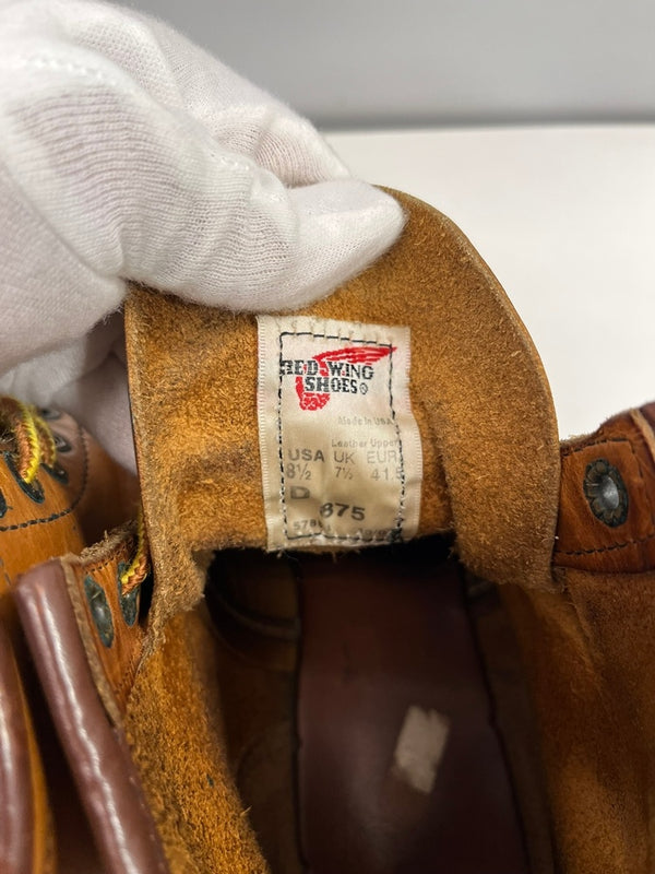 レッドウィング RED WING 6 inch Classic Moc irish setter アイリッシュセッター 茶 メンズ靴 ブーツ ワーク ベージュ USA 8 1/2 101sh-2397