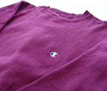 チャンピオン Champion 90年代 90s REVERSE WEAVE リバースウィーブ 刺繍 タグ made in USA 90's フェード 目あり スウェット パープル Mサイズ 103MT-3379