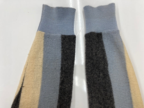 ヴィンテージ vintage ボールドストライプ ワイドストライプ グランジ ニット セーター 水色 灰色 生成り カーディガン ストライプ マルチカラー 104MT-1902