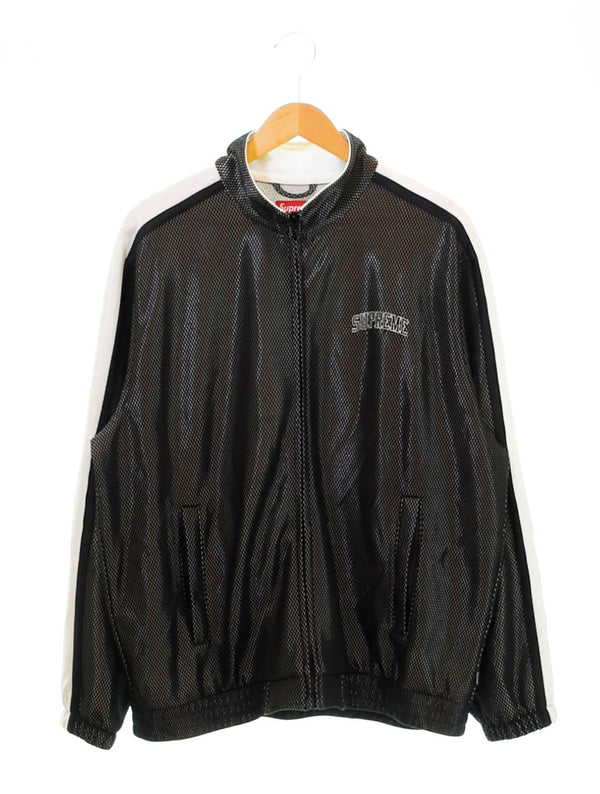 シュプリーム SUPREME 18ss bonded mesh track jacket ボンド メッシュ トラック ジャケット ジャケット ブラック Lサイズ 103MT-1538