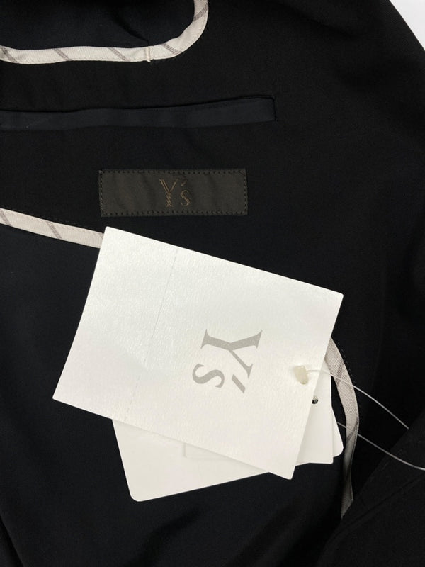 ヨウジヤマモト Yohji Yamamoto Y's TAILORED JACKET テーラード ジャケット スーツ ブレザー 黒 MM-J08-001 サイズ 2 ジャケット 刺繍 ブラック 104MT-2114