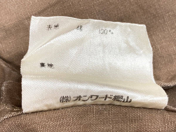 ラルフローレン RalphLauren ポロカントリー POLO COUNTRY オンワード樫山 ミリタリー MILITARY ヴィンテージ VINTAGE フード取り外し可能 コットン シンガポール製 BROWN 茶色 P12-JRRL-KM-0734 ジャケット 無地 ブラウン Lサイズ 104MT-2084