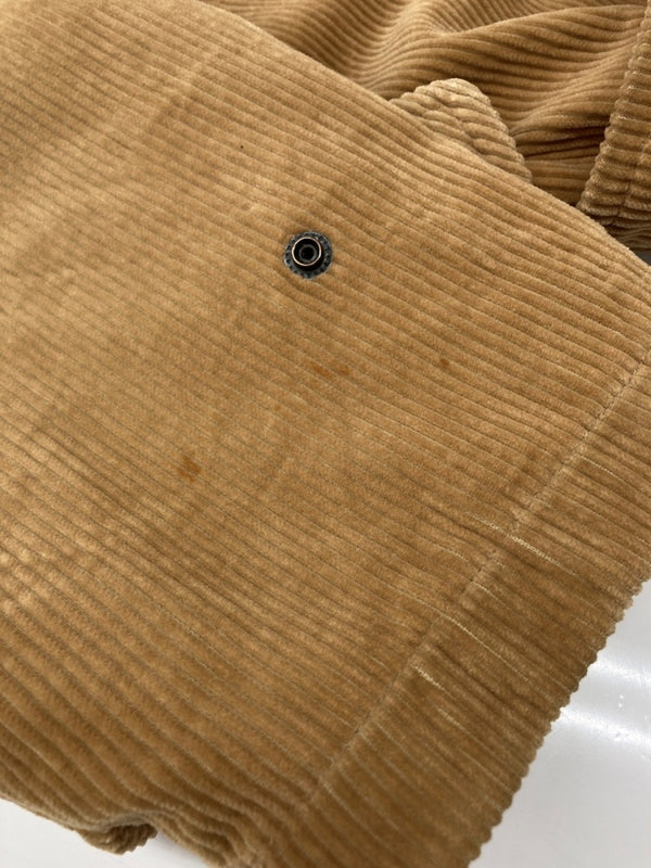 ラルフローレン RalphLauren CORDUROY COAT コーデュロイ コート カバーオール ダブルジップ ロング アウター ジャケット キャメル 茶 コート 無地 ベージュ Lサイズ 104MT-1730