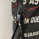 サカイ sacai 18ss テキストプリントスカート 18-03573 スカート ブラック 201LB-97