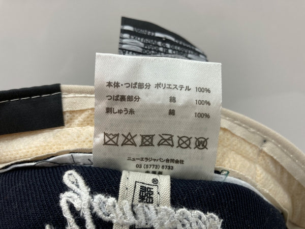 ニューエラ New Era × Ralph Lauren ラルフ ローレン MLB NY ヤンキース キャップ 帽子 6P 刺繍 紺 帽子 メンズ帽子 キャップ ロゴ ネイビー XLサイズ 104H-15