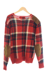 ラルフローレン RalphLauren エルボーパッチニット ショルダーパッチ MNBLSWEM3P00032 セーター マルチカラー Lサイズ 103MT-2542