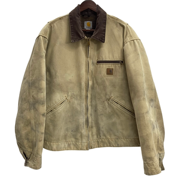 【曜日割引対象外】 カーハート Carhartt 00's Detroit jacket デトロイトジャケット ジャケット ベージュ XLサイズ 201MT-3622 VB