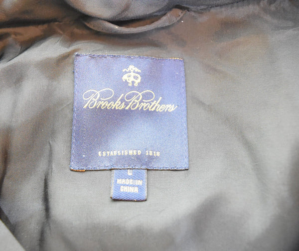 ブルックスブラザーズ Brooks Brothers ダウンジャケット ジャケット ブラック Lサイズ 103MT-2935