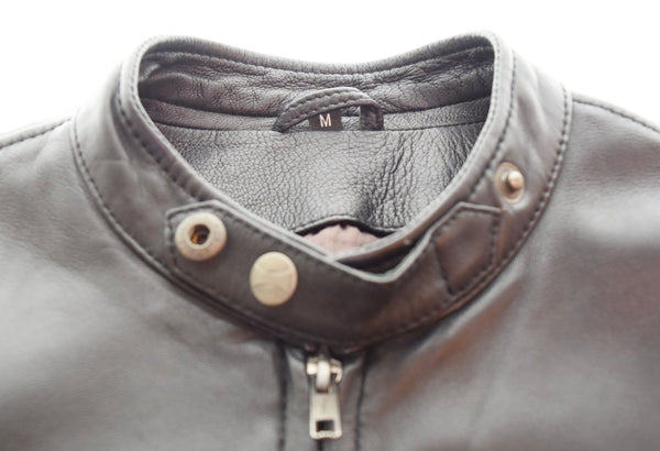 ライズ RIDEZ ACE JACKET シープ シングルライダースジャケット 黒 ジャケット ブラック Mサイズ 103MT-2521