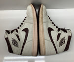 ナイキ NIKE アママニエール エアジョーダン1 レトロ ハイ OG "セイルアンドバーガンディ" A Ma Maniere Air Jordan 1 Retro High OG "Sail and Burgundy" DO7097-100  メンズ靴 スニーカー レッド 27cmサイズ 201-shoes969