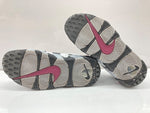 ナイキ NIKE 22年製 Women's Air More Uptempo ウィメンズ エアモアアップテンポ ハイカット Rosewood and Wolf Grey ローズウッド アンド ウルフグレー GRAY 灰色 DV1137-100 レディース靴 スニーカー グレー 25.5cm 104S-946