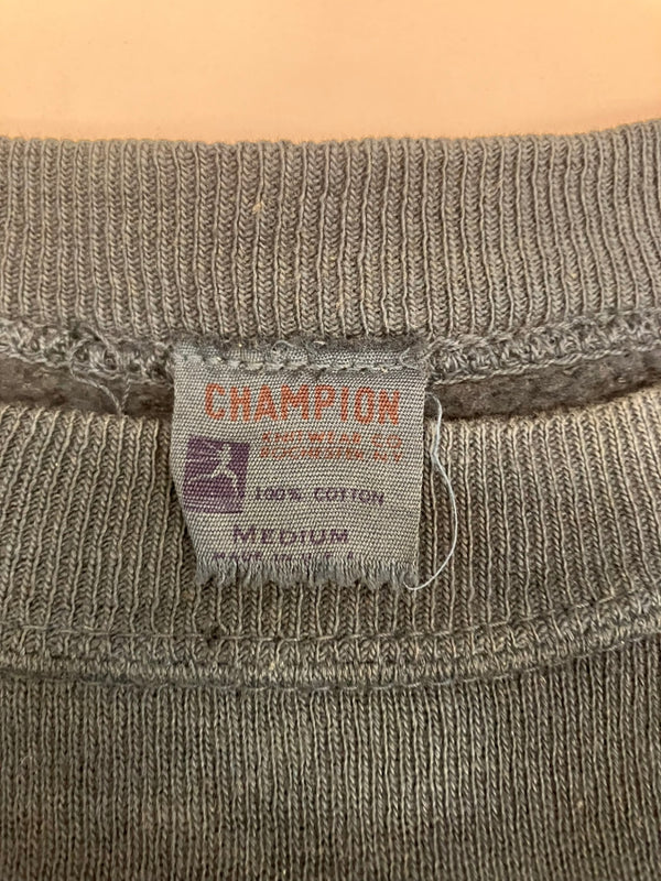 チャンピオン Champion 60's 60年代 ランタグ 3段プリント カレッジ ペンキ 半袖スウェット VINTAGE ヴィンテージ スウェット ブラック Mサイズ 101MT-4813