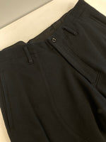 ヨウジ ヤマモト YOHJIYAMAMOTO BLACK Scandal BLACK 右前股マチスウェットパンツ 変形 黒 HC-P78-017 ボトムスその他 ブラック サイズ2 101MB-561