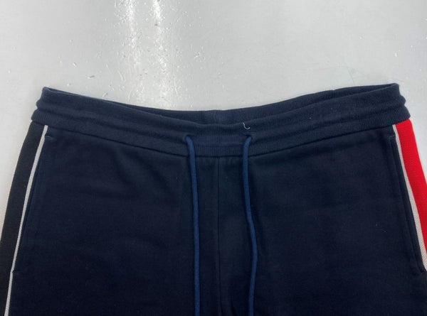トムブラウン THOM BROWNE NEW YORK SWEAT HALF PANTS スウェット ハーフ パンツ トリコロール ショート ズボン 紺 ライン MJQ090A-06168415 ハーフパンツ ネイビー サイズ 0 104MB-136