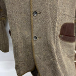 【曜日割引対象外】 キャピタル KAPITAL カシドス ウール ツイード ジャケット レザー ジャケット ベージュ 3サイズ 201MT-3684 VB