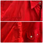【曜日割引対象外】 ラングラー Wrangler 60's WESTERN SHIRT 長袖シャツ レッド 15-33サイズ 201MT-4376 VB