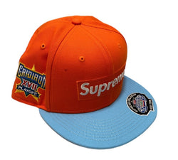 シュプリーム SUPREME Championships Box Logo NEW ERA チャンピオンシップス ボックスロゴ ニューエラ 帽子 メンズ帽子 キャップ オレンジ 101hat-101