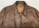 ヴィンテージ vintage 30's 40's Leather Sports Jacket スポーツジャケット ホースハイド 馬革 コの字 TALON サイドアジャスター 茶 サイズ不明 ジャケット 無地 ブラウン 104MT-1024