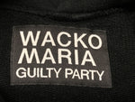 ワコマリア WACKO MARIA GUILTY PARTIES MIDDLE WEIGHT PULLOVER HOODED SWEAT SHIRT プルオーバー ロゴ フーディ パーカ プリント ブラック Lサイズ 104MT-2139
