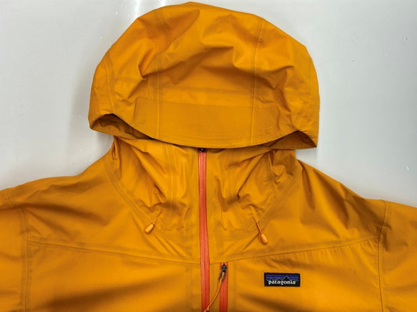 パタゴニア Patagonia 20SS RAINSHADOW JACKET レインシャドー ジャケット ジップアップ フーディ アウトドア アウター 黄 85115SP20  ジャケット ロゴ イエロー XLサイズ 104MT-2160