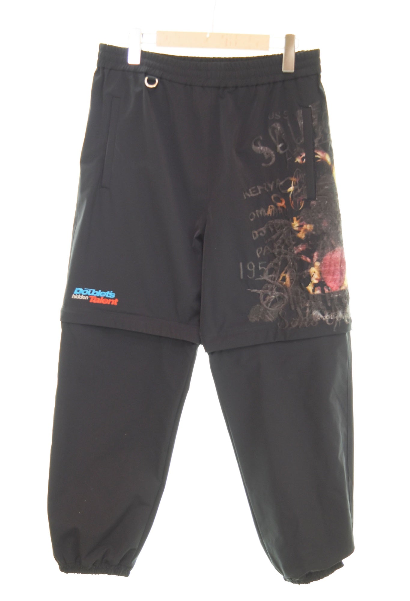 パンツ 22ss doublet ORGANIC CHAOS TROUSERS ダブレット doublet PRINTED CHAOS EMBROIDERY 2WAY PANTS トラック