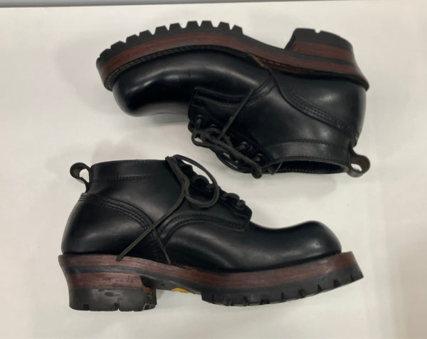 ゼローズ ZERROWS Standard Boots スタンダードブーツ レザー Vibramソール メンズ靴 ブーツ ワーク ブラック 101sh-2365