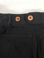 コムデギャルソン COMME des GARCONS SHIRT UTILITY PANTS ユーティリティ パンツ ジップフライ スラックス ズボン 黒 無地 FO-P505 ボトムスその他 ブラック XSサイズ 104MB-383