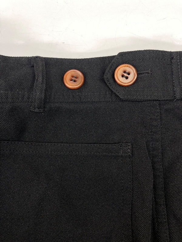 コムデギャルソン COMME des GARCONS SHIRT UTILITY PANTS ユーティリティ パンツ ジップフライ スラックス ズボン 黒 無地 FO-P505 ボトムスその他 ブラック XSサイズ 104MB-383