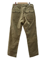 ダブルアールエル RRL WORK PANTS ワーク パンツ カーゴ ボタンフライ ズボン Ralph Lauren 緑 無地 ボトムスその他 カーキ サイズ 32/32 104MB-378