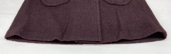 ケンゾー KENZO OLD ヴィンテージ VINTAGE ベネカ期 80s~90s アーカイブ ウールコート チェスター ダブル 日本製 BROWN BORDEAUX  PLUM 赤茶色 1072127 コート 無地 ブラウン SIZE38 104LT-254