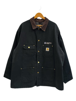 カーハート Carhartt 90s~00s CHORE COAT ミシガンチョアコート ブラック カバーオール 裏地ブランケット 黒 C01 BLK ジャケット ブラック 101MT-5313