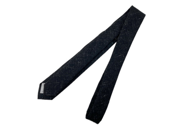 ダイリク DAIRIKU Wool Tie with Money Clip ネクタイ マネークリップ タイ 黒 ネクタイ 総柄 ブラック 104Z-30