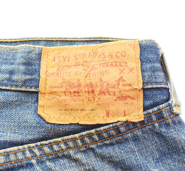 リーバイス Levi's 70's 501 66 Single 66前期 74年製 ボタン裏 6 VINTAGE ヴィンテージ スモールe デニム ブルー W36L30 103MB-574