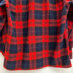 【曜日割引対象外】 ペンドルトン PENDLETON 60's ボードシャツ ウール オープンカラーシャツ 長袖シャツ レッド Mサイズ 201MT-4759 VB