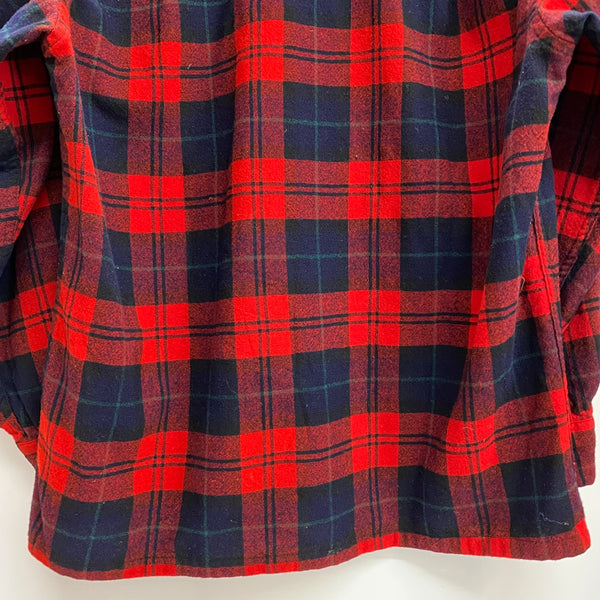 【曜日割引対象外】 ペンドルトン PENDLETON 60's ボードシャツ ウール オープンカラーシャツ 長袖シャツ レッド Mサイズ 201MT-4759 VB