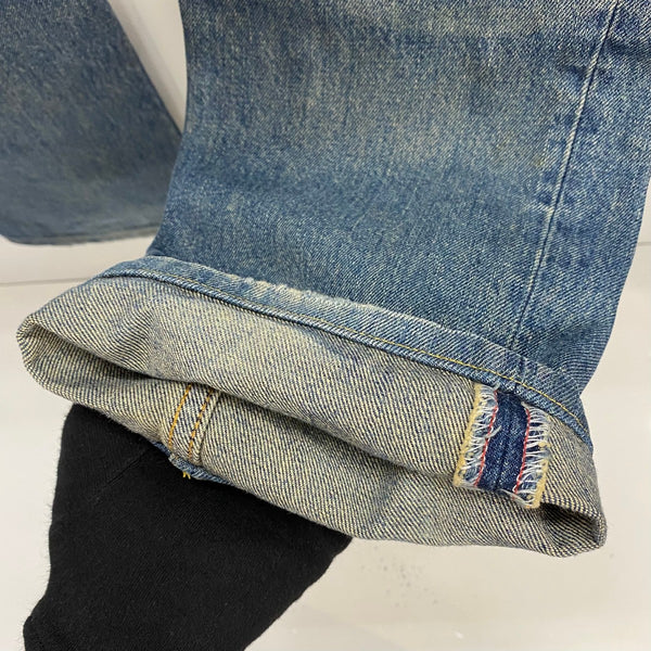 ヘルムートラング Helmut Lang 90's PAINTER JEAN 本人期 ペンキ デニム ブルー 30サイズ 201MB-1075