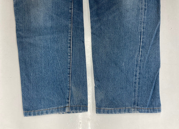 リーバイス Levi's 501 66後期 赤耳 70s 80s Vintage ヴィンテージ ジーンズ デニムパンツ ジーパン ボタン裏6 青 無地 デニム ブルー W32 L36 104MB-181